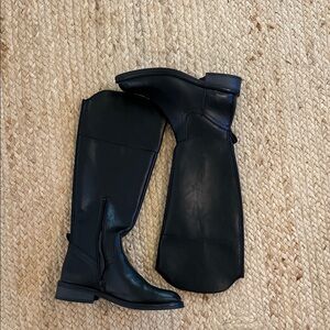 a new day Black Over the Knee Boots
